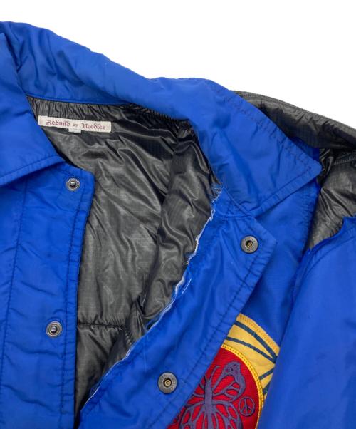 Rebuild by Needles（リビルドバイニードルス）Rebuild by Needles (リビルドバイニードルス) Coach Covered Jacket Assorted ブルー サイズ:Lの古着・服飾アイテム