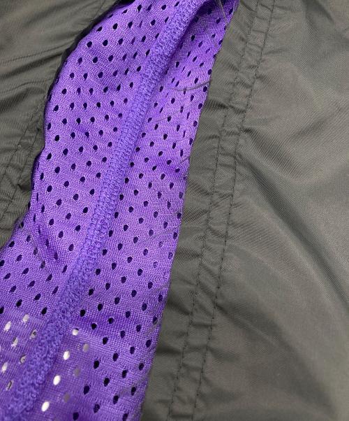 Rebuild by Needles（リビルドバイニードルス）Rebuild by Needles (リビルドバイニードルス) Coach Jacket - Covered Jacket ブラック×パープル サイズ:Lの古着・服飾アイテム