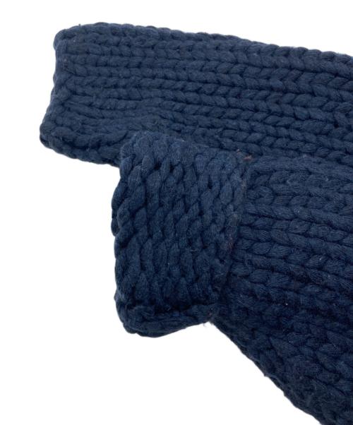 no.（ナンバー）no. (ナンバー) SILVER AND GOLD (シルバーアンドゴールド) 別注 ローゲージニット ネイビー サイズ:SIZE Freeの古着・服飾アイテム