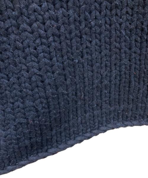 no.（ナンバー）no. (ナンバー) SILVER AND GOLD (シルバーアンドゴールド) 別注 ローゲージニット ネイビー サイズ:SIZE Freeの古着・服飾アイテム