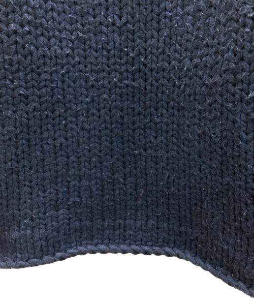 no.（ナンバー）no. (ナンバー) SILVER AND GOLD (シルバーアンドゴールド) 別注 ローゲージニット ネイビー サイズ:SIZE Freeの古着・服飾アイテム