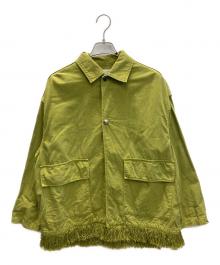 REMI RELIEF×RAY BEAMS（レミレリーフ×レイ ビームス）の古着「オーガニックコットンハーフジャケット」｜グリーン