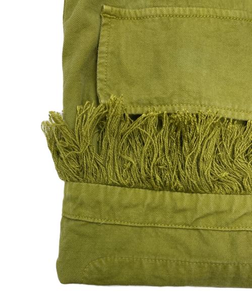 REMI RELIEF（レミレリーフ）REMI RELIEF (レミレリーフ) Ray BEAMS (レイ ビームス) オーガニックコットンハーフジャケット グリーン サイズ:SIZE Freeの古着・服飾アイテム