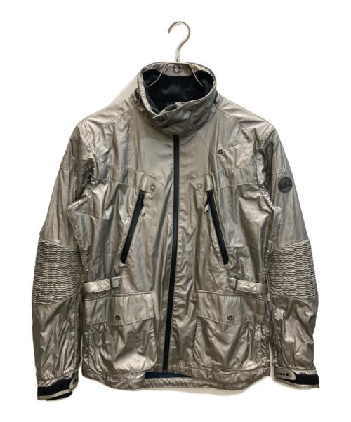 EA7 EMPORIO ARMANI（EA7 エンポリオアルマーニ）EA7 EMPORIO ARMANI (EA7 エンポリオアルマーニ) ジップアップジャケット シルバー サイズ:Mの古着・服飾アイテム