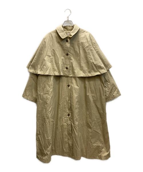 TSUHARU by samansa Mos2（ツハル バイ サマンサモスモス）TSUHARU by samansa Mos2 (ツハル バイ サマンサモスモス) ポンチョ付き3WAYコート ベージュ サイズ:下記参照の古着・服飾アイテム