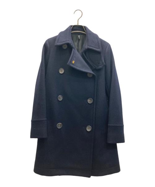 THE RERACS（ザ リラクス）THE RERACS (ザ リラクス) メルトンPコート ネイビー サイズ:38の古着・服飾アイテム