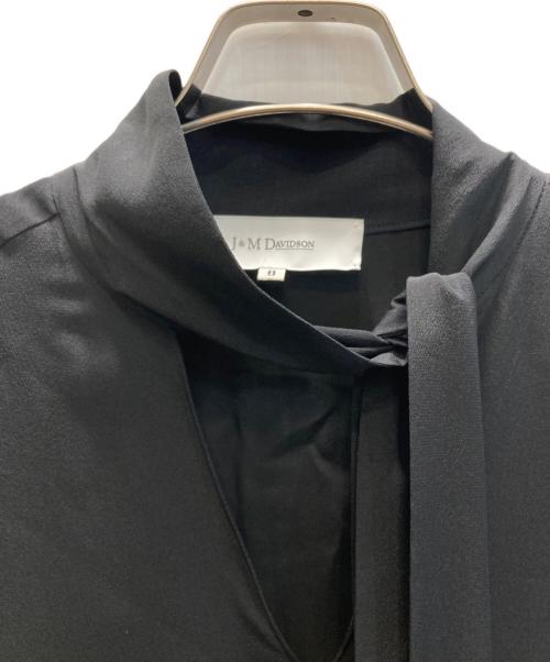 J&M DAVIDSON（ジェイ＆エム デヴィッドソン）J&M DAVIDSON (ジェイ＆エム デヴィッドソン) シルクブラウスワンピース ブラック サイズ:8の古着・服飾アイテム