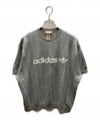 adidas×FUCKING AWESOMEアディダス×ファッキンオーサム）の古着「FA Pinstripe Tee Shirt」｜グレー
