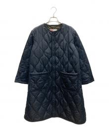 Traditional Weatherwear（トラディショナルウェザーウェア）の古着「ARKLEY LONG 2 キルティングコート」｜ネイビー