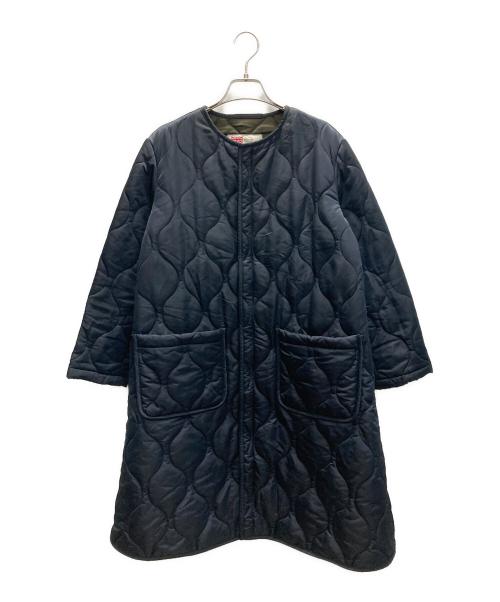 Traditional Weatherwear（トラディショナルウェザーウェア）Traditional Weatherwear (トラディショナルウェザーウェア) ARKLEY LONG 2 キルティングコート ネイビー サイズ:34の古着・服飾アイテム