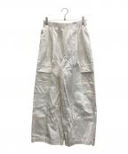 KAGUREカグレ）の古着「ユーティリティーイージーパンツ」｜ホワイト