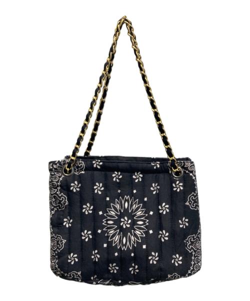 MALUS（マリュス）MALUS (マリュス) Bandana quilting shoulder bag ブラックの古着・服飾アイテム