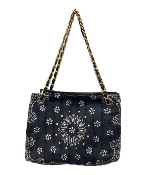 MALUS（マリュス）MALUS (マリュス) Bandana quilting shoulder bag ブラックの古着・服飾アイテム