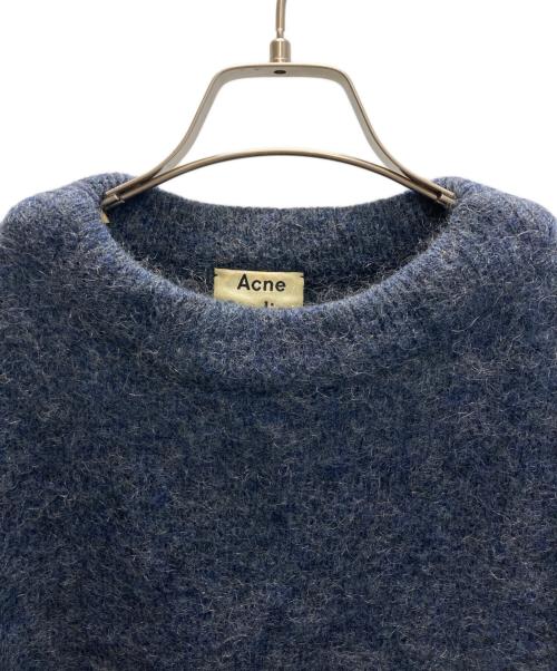 Acne studios（アクネ ストゥディオス）ACNE STUDIOS (アクネ ストゥディオス) DRAMATIC MOH モヘア混ニット ネイビー サイズ:SIZE XSの古着・服飾アイテム