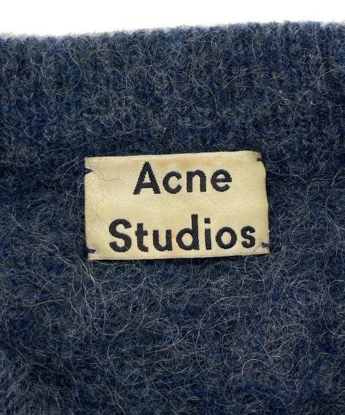 Acne studios（アクネ ストゥディオス）ACNE STUDIOS (アクネ ストゥディオス) DRAMATIC MOH モヘア混ニット ネイビー サイズ:SIZE XSの古着・服飾アイテム