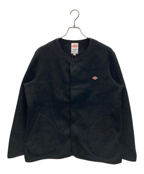 DANTON（ダントン）DANTON (ダントン) FLEECE COLLARLESS JACKET ブラック サイズ:44 未使用品の古着・服飾アイテム