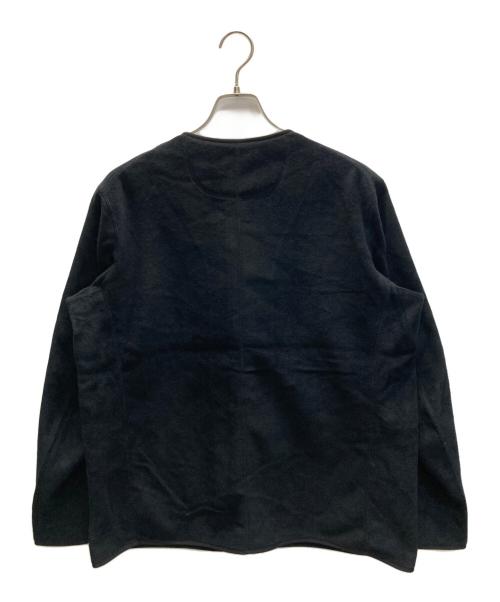 DANTON（ダントン）DANTON (ダントン) FLEECE COLLARLESS JACKET ブラック サイズ:44 未使用品の古着・服飾アイテム