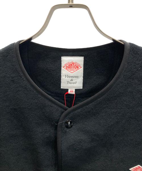 DANTON（ダントン）DANTON (ダントン) FLEECE COLLARLESS JACKET ブラック サイズ:44 未使用品の古着・服飾アイテム