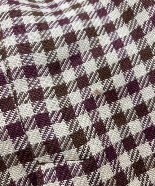 TAGLIATORE（タリアトーレ）TAGLIATORE (タリアトーレ) Brilla per il gusto (ブリッラ ペル イルグースト) リネン混テーラードジャケット ベージュ×ブラウン サイズ:46/7 Rの古着・服飾アイテム