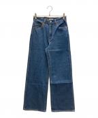 LEVI'S×Spick and Spanリーバイス×スピックアンドスパン）の古着「別注 SMU RIBCAGE WIDE LEG デニムパンツ」｜インディゴ