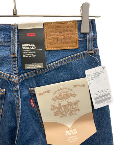 LEVI'S（リーバイス）LEVI'S (リーバイス) Spick and Span (スピックアンドスパン) 別注 SMU RIBCAGE WIDE LEG デニムパンツ インディゴ サイズ:24 未使用品の古着・服飾アイテム