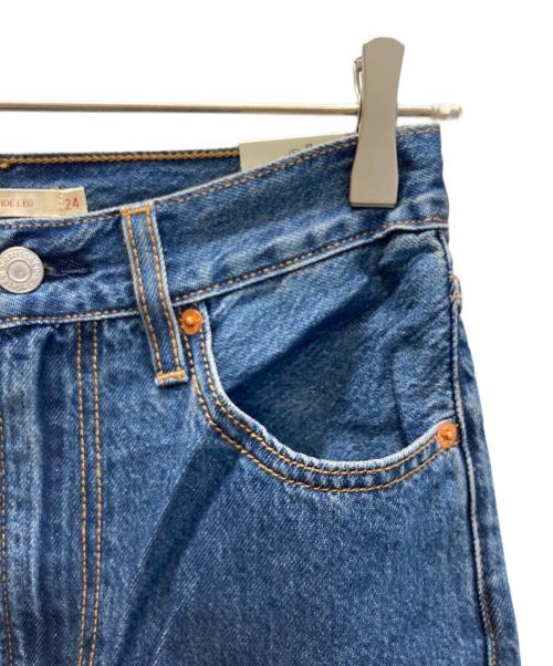LEVI'S（リーバイス）LEVI'S (リーバイス) Spick and Span (スピックアンドスパン) 別注 SMU RIBCAGE WIDE LEG デニムパンツ インディゴ サイズ:24 未使用品の古着・服飾アイテム