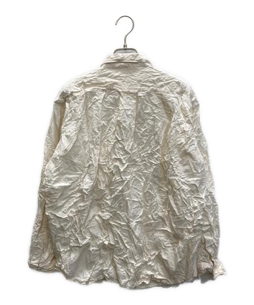 Vas-y Lentement（ヴァジー ラントマン）Vas-y Lentement (ヴァジー ラントマン) journal standard luxe (ジャーナルスタンダード ラックス) シワ加工シャツ アイボリー サイズ:SIZE M 未使用品の古着・服飾アイテム