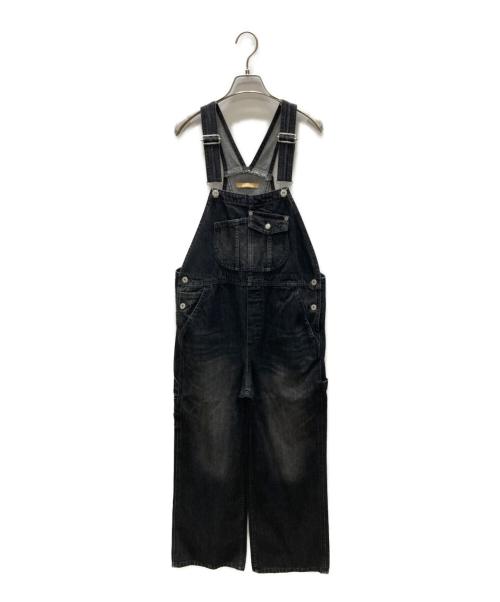 DU JOUR（デュ ジュール）DU JOUR (デュ ジュール) JEAN OVERALL ブラック サイズ:下記参照の古着・服飾アイテム