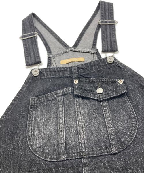 DU JOUR（デュ ジュール）DU JOUR (デュ ジュール) JEAN OVERALL ブラック サイズ:下記参照の古着・服飾アイテム