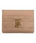 BURBERRY（バーバリー）の古着「TB キルティング ローラカードケース」｜ピンク