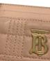 中古・古着 BURBERRY (バーバリー) TB キルティング ローラカードケース ピンク：10000円