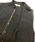 中古・古着 CULLNI (クルニ) Front Zip Layered Short Sleeve Shirt ブラック サイズ:2：9000円