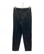 COMME des GARCONS HOMME PLUSコムデギャルソンオムプリュス）の古着「ウールストライプトラウザー」｜ブラック