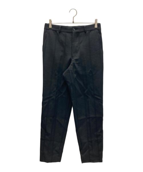 COMME des GARCONS HOMME PLUS（コムデギャルソンオムプリュス）COMME des GARCONS HOMME PLUS (コムデギャルソンオムプリュス) ウールストライプトラウザー ブラック サイズ:SIZE Sの古着・服飾アイテム