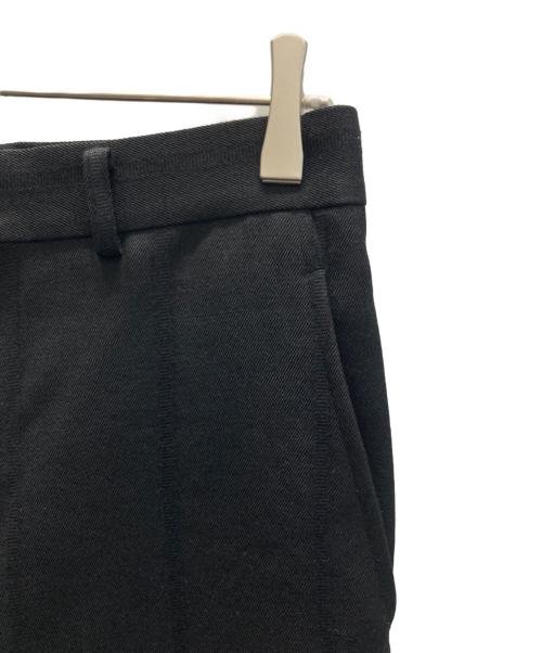 COMME des GARCONS HOMME PLUS（コムデギャルソンオムプリュス）COMME des GARCONS HOMME PLUS (コムデギャルソンオムプリュス) ウールストライプトラウザー ブラック サイズ:SIZE Sの古着・服飾アイテム