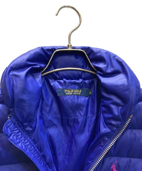 POLO GOLF（ポロ ゴルフ）POLO GOLF (ポロ ゴルフ) ダウンジャケット ブルー サイズ:XSの古着・服飾アイテム