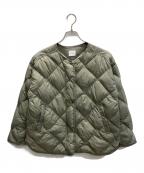 URBAN RESEARCH DOORSアーバンリサーチドアーズ）の古着「ライトダウン キルトショートブルゾン」｜オリーブ