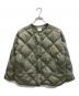 URBAN RESEARCH DOORS（アーバンリサーチドアーズ）の古着「ライトダウン キルトショートブルゾン」｜オリーブ
