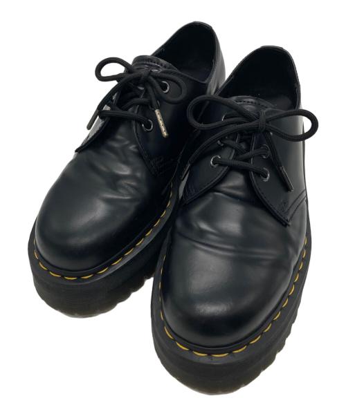 Dr.Martens（ドクターマーチン）Dr.Martens (ドクターマーチン) Quad 3 Eye Shoe ブラック サイズ:UK9の古着・服飾アイテム