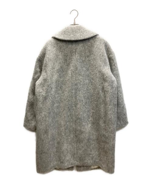 BALLSEY（ボールジィ）BALLSEY (ボールジィ) ウールアルパカバルキー ステンカラーコクーンコート グレー サイズ:SIZE 36の古着・服飾アイテム