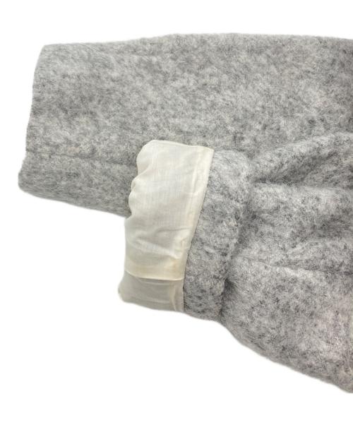 BALLSEY（ボールジィ）BALLSEY (ボールジィ) ウールアルパカバルキー ステンカラーコクーンコート グレー サイズ:SIZE 36の古着・服飾アイテム