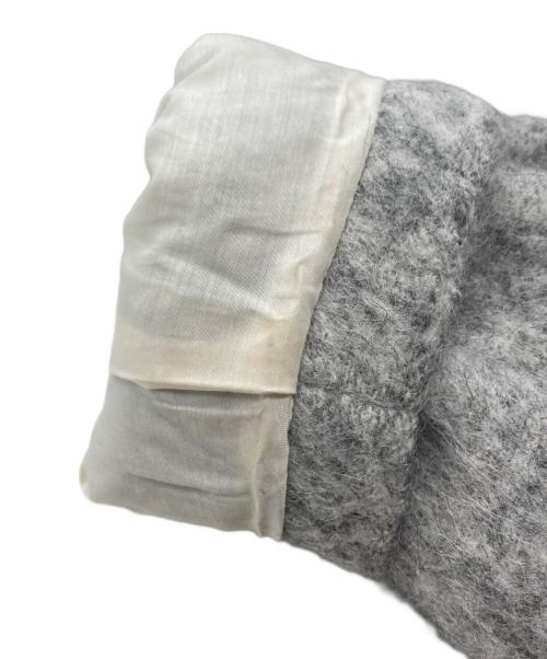 BALLSEY（ボールジィ）BALLSEY (ボールジィ) ウールアルパカバルキー ステンカラーコクーンコート グレー サイズ:SIZE 36の古着・服飾アイテム