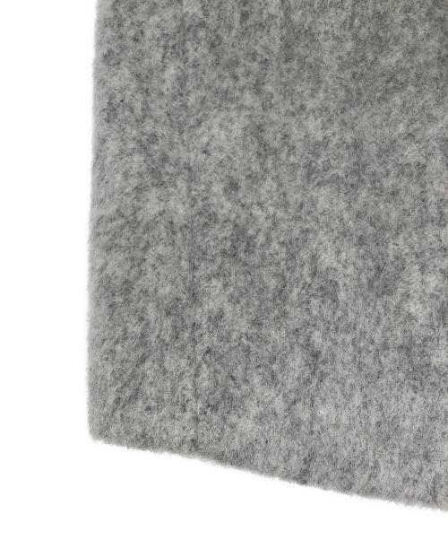 BALLSEY（ボールジィ）BALLSEY (ボールジィ) ウールアルパカバルキー ステンカラーコクーンコート グレー サイズ:SIZE 36の古着・服飾アイテム