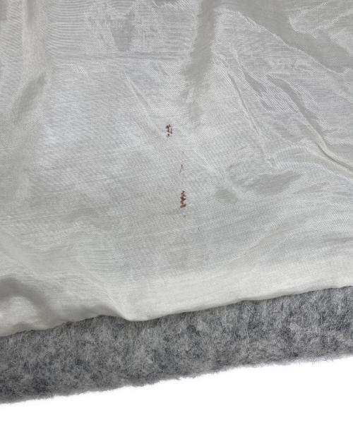 BALLSEY（ボールジィ）BALLSEY (ボールジィ) ウールアルパカバルキー ステンカラーコクーンコート グレー サイズ:SIZE 36の古着・服飾アイテム