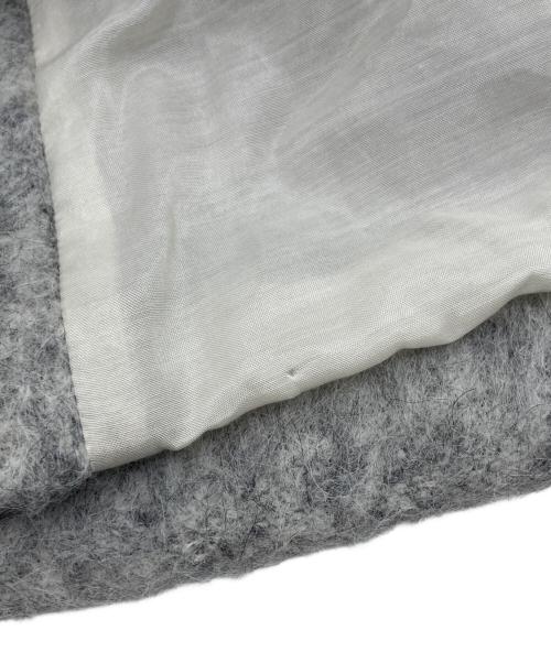 BALLSEY（ボールジィ）BALLSEY (ボールジィ) ウールアルパカバルキー ステンカラーコクーンコート グレー サイズ:SIZE 36の古着・服飾アイテム