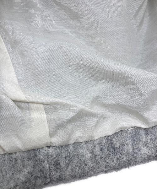 BALLSEY（ボールジィ）BALLSEY (ボールジィ) ウールアルパカバルキー ステンカラーコクーンコート グレー サイズ:SIZE 36の古着・服飾アイテム