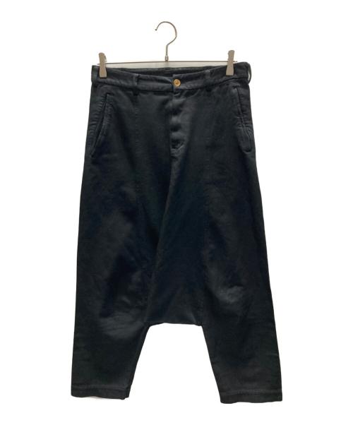 COMME des GARCONS COMME des GARCONS（コムデギャルソン コムデギャルソン）COMME des GARCONS COMME des GARCONS (コムデギャルソン コムデギャルソン) ポリ縮絨 クロップドサルエルパンツ ブラック サイズ:SIZE SSの古着・服飾アイテム