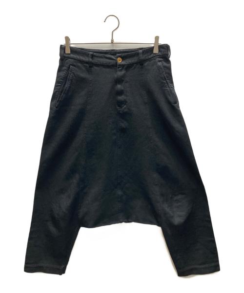 COMME des GARCONS COMME des GARCONS（コムデギャルソン コムデギャルソン）COMME des GARCONS COMME des GARCONS (コムデギャルソン コムデギャルソン) ポリ縮絨 クロップドサルエルパンツ ブラック サイズ:SIZE SSの古着・服飾アイテム