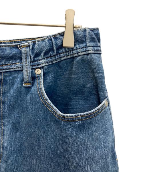 YANUK（ヤヌーク）YANUK (ヤヌーク) PREMIUM2ワイドストレートRoomy インディゴ サイズ:SIZE Lの古着・服飾アイテム