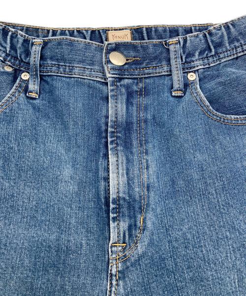 YANUK（ヤヌーク）YANUK (ヤヌーク) PREMIUM2ワイドストレートRoomy インディゴ サイズ:SIZE Lの古着・服飾アイテム